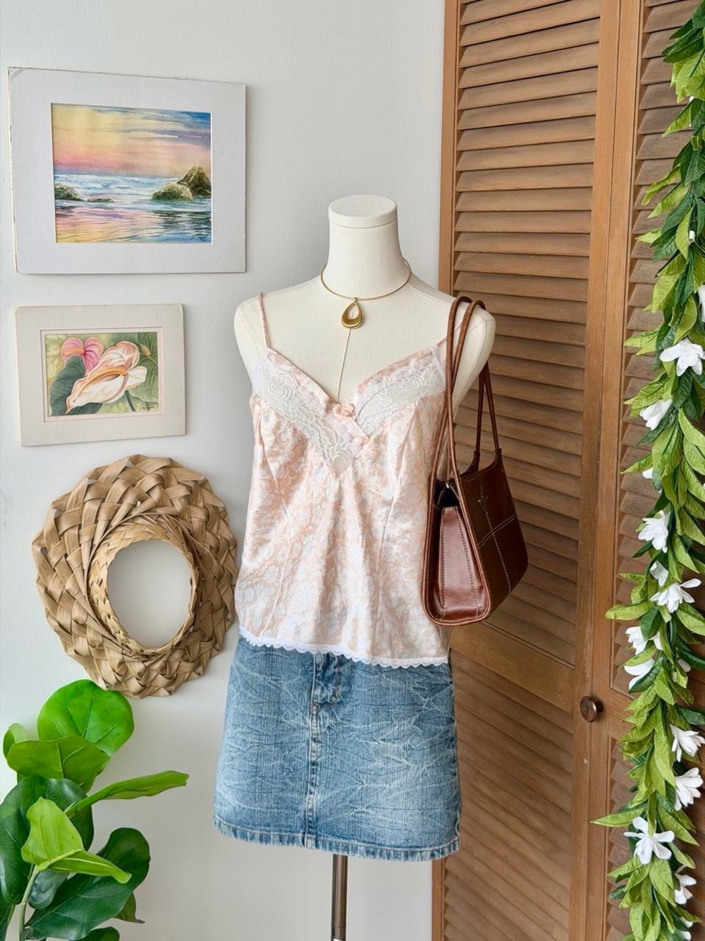 vintage valentino slip cami
